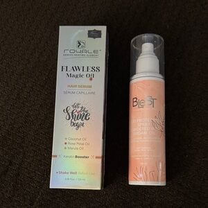 Royale Flawless Magic oil Hair Serum & Blest Heat Protect Spray